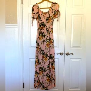 Band of Gypsies floral maxi dress, size medium